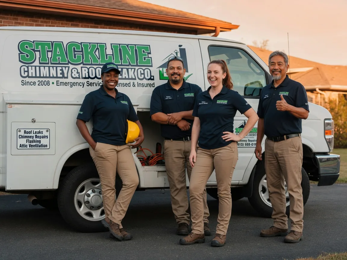 Chimney flashing repair company in Kempner, TX